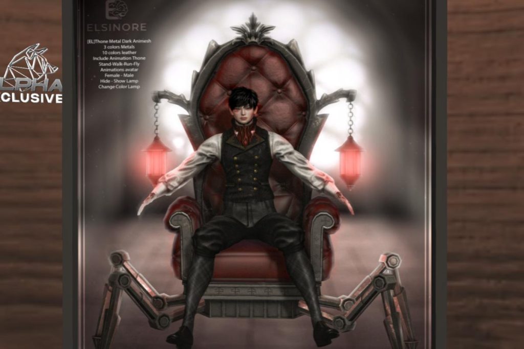 Animesh Throne, L$1199 each/L$4999 FP