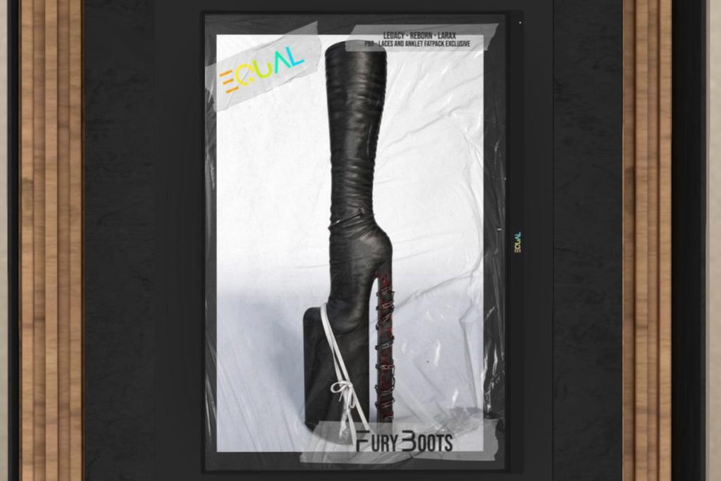 Fury Boots - Legacy/MaitreyaX/Reborn/+mods, L$288 each/L$988 FP