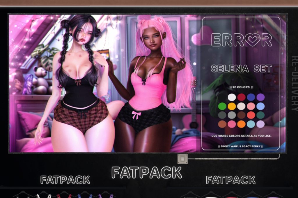 Selena Set - Legacy/Reborn/+mods, L$249 each/L$1299 each FP/L$1899 MP