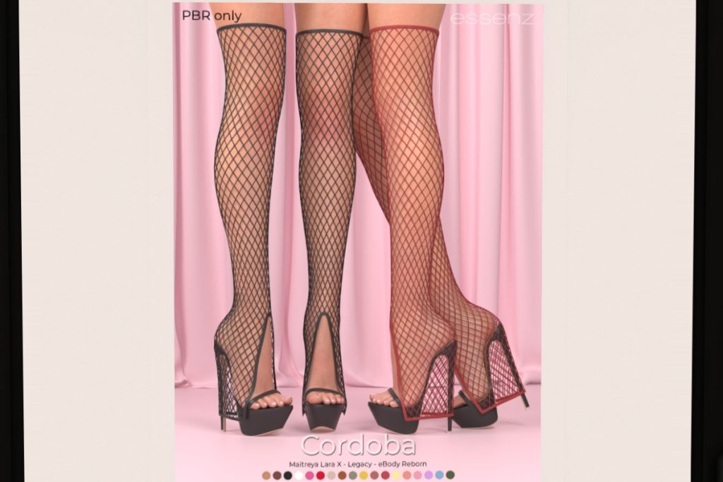 Cordoba Heels - Legacy/MaitreyaX/Reborn, L$299-L$399 each/L$1399 FP