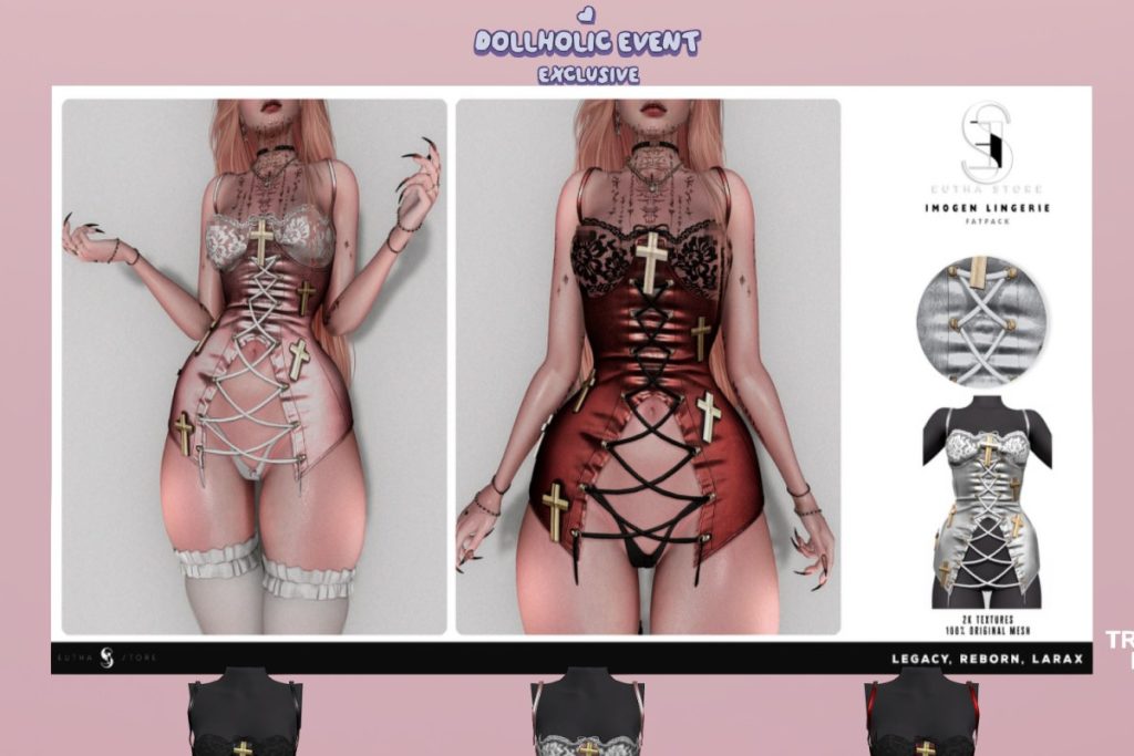 Imogen Lingerie - Legacy/MaitreyaX/Reborn, L$299 each/L$799 FP