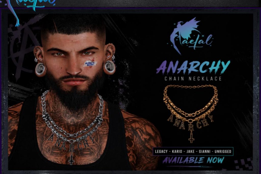 Anarchy Chain Necklace - Gianni/Jake/Kario/Legacy, L$249