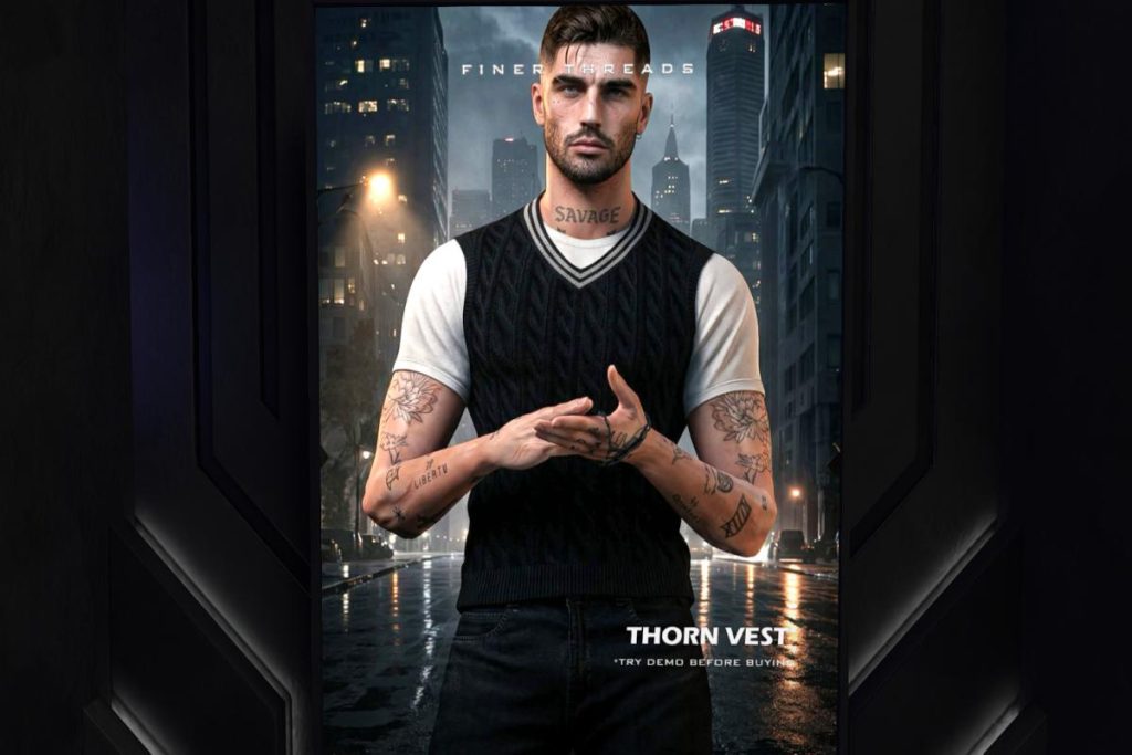 Thorn Vest - No Sizes Listed, L$279 each/L$999 FP