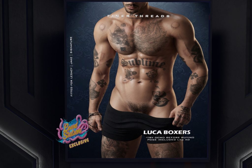 Luca Boxers - Jake/Legacy/Signature, L$279 each/L$599 FP
