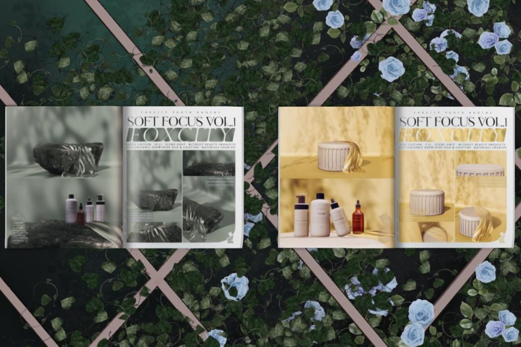 Soft Focus Booths Vol 1, L$488 each