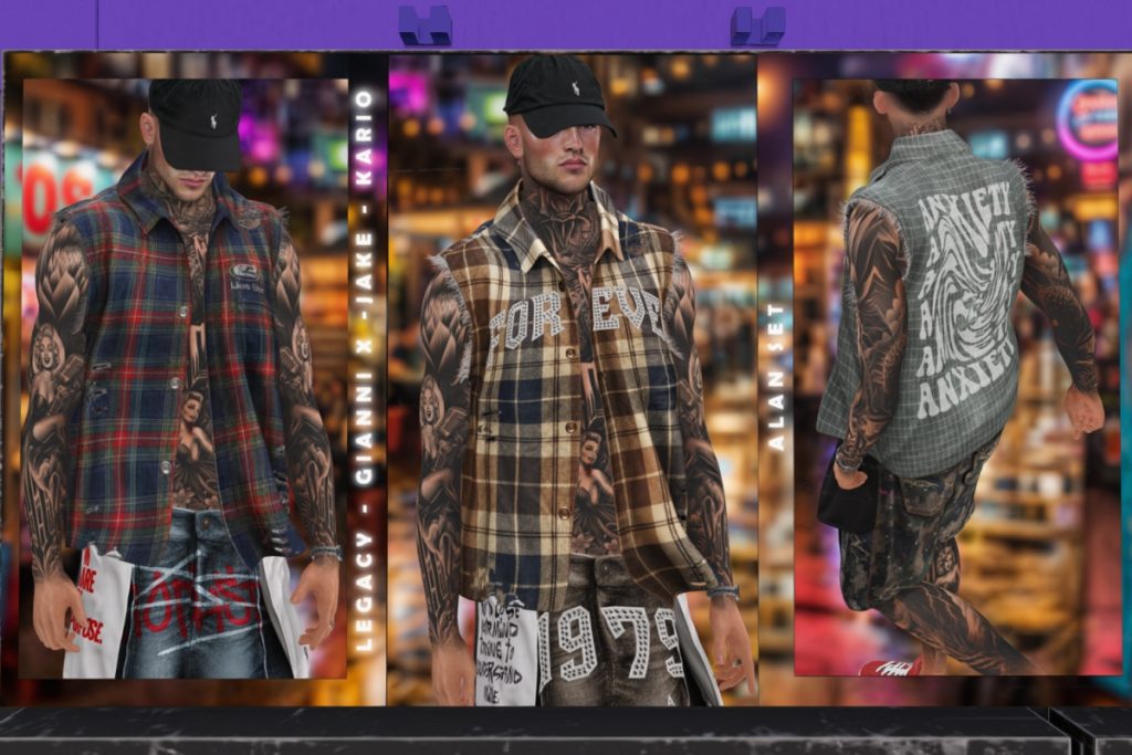 Alan Shirt &amp; Shorts - Gianni/Jake/Kairo/Legacy, L$289 each/L$1899 each FP