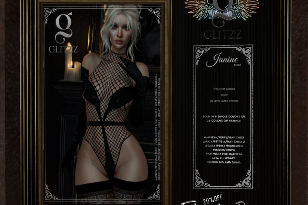 Janine Bodysuit - Legacy/MaitreyaX/Reborn/+mods, L$299 each/L$1600 FP