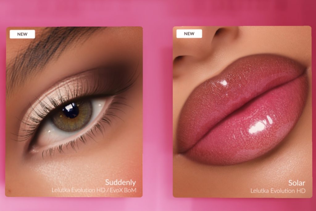 Solar Lipstick - EvoX, L$330 | Suddenly Lipstick - EvoX, L$330