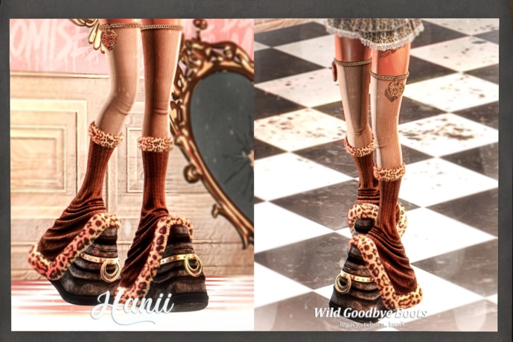 Wild Goodbye Boots - Legacy/MaitreyaX/Reborn, L$299 each/L$999 FP