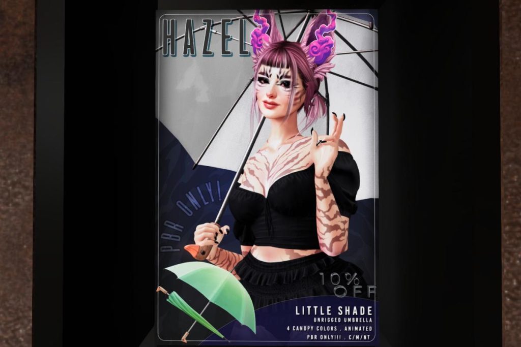 Little Shade Animated Umbrella, L$360