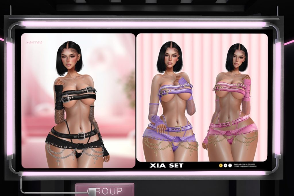 Xia Set - Reborn/+mods, L$275 each/L$999 FP