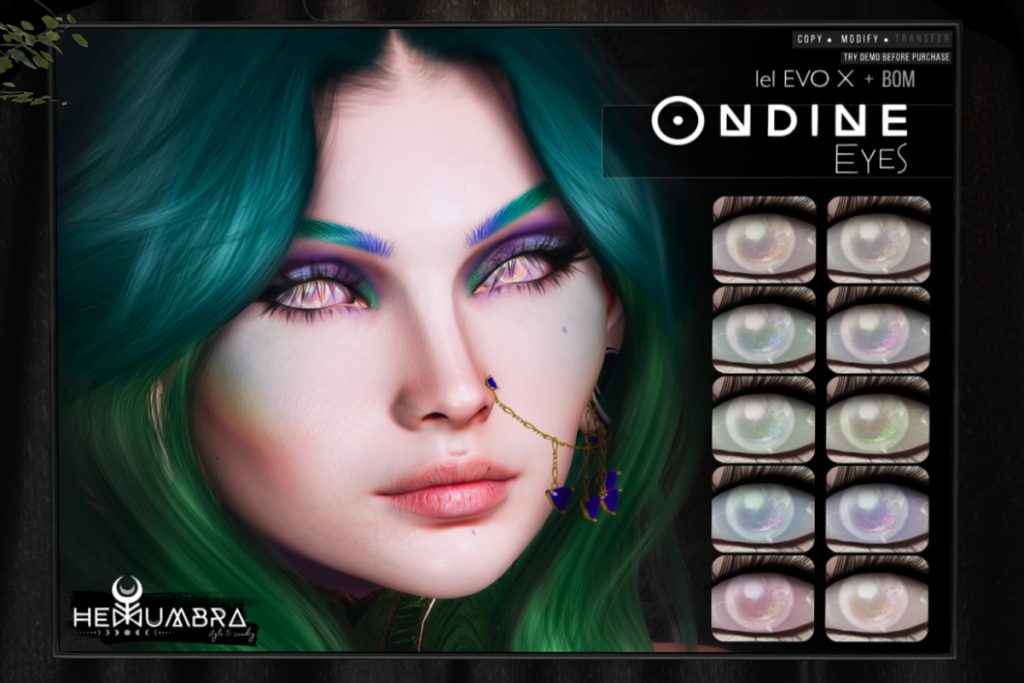 Ondine Eyes - BOM/EvoX, L$275