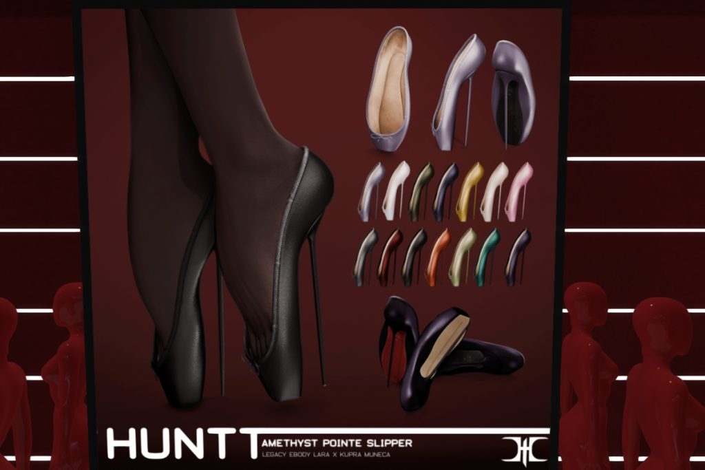Amethyst Pointe Slippers - Legacy/MaitreyaX/Muneca/Reborn, L$299 each/L$1399 FP