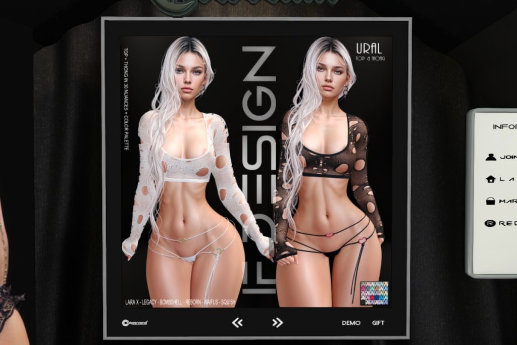 Ural Top &amp; Thong - Legacy/MaitreyaX/Reborn/+mods, L$299