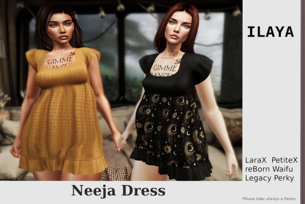 Neeja Dress - Legacy/MaitreyaX/Reborn/+mods, L$210 each/L$899 each FP/L$1499 MP