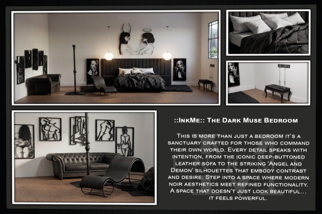 The Dark Muse Bedroom Gacha, L$50 per play/L$1950 FP