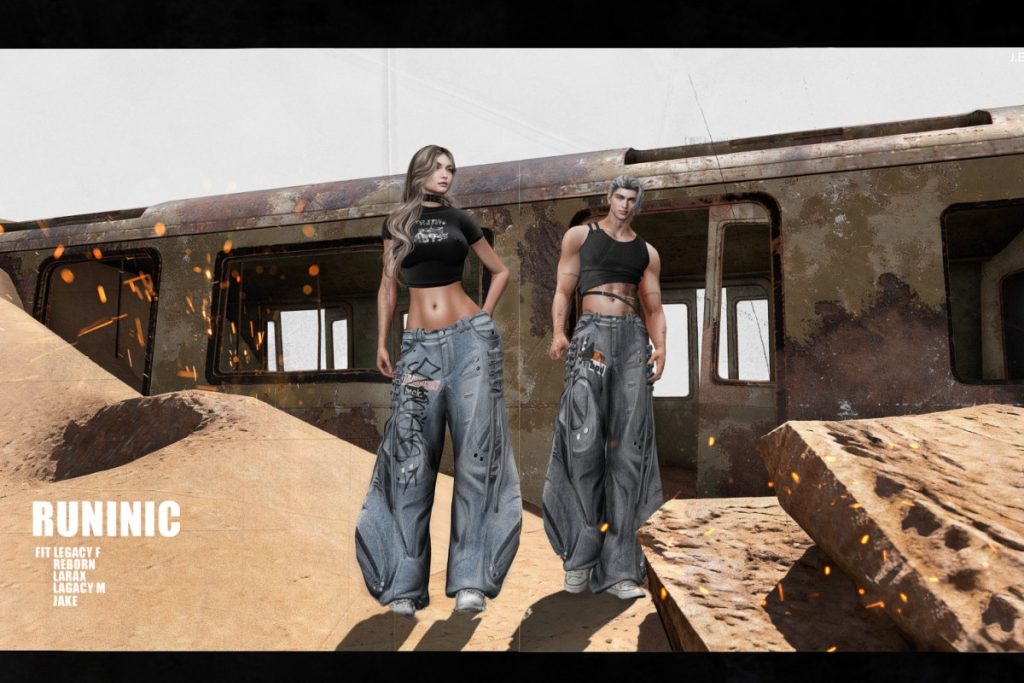 Runnic Jeans - Jake/Legacy M+F/MaitreyaX/Reborn, L$299 each/L$1099 FP