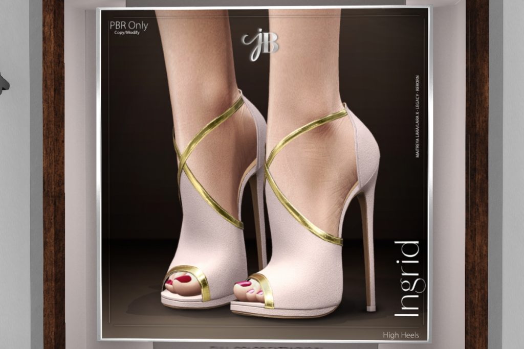 Ingrid High Heels - Legacy/Maitreya/Reborn/+mods, L$450 each/L$900 FP