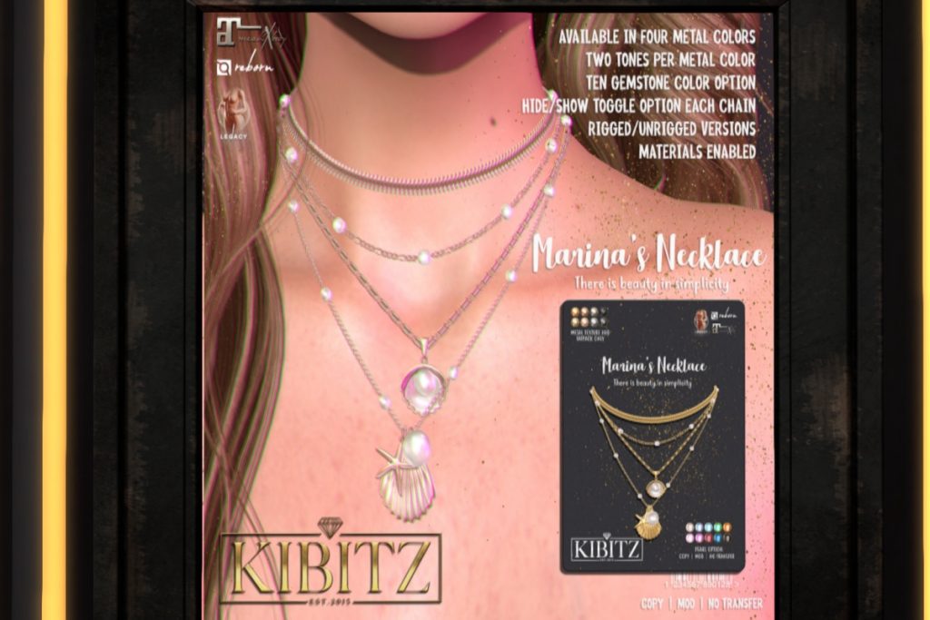 Marina's Necklace, L$279 each/L$837 FP