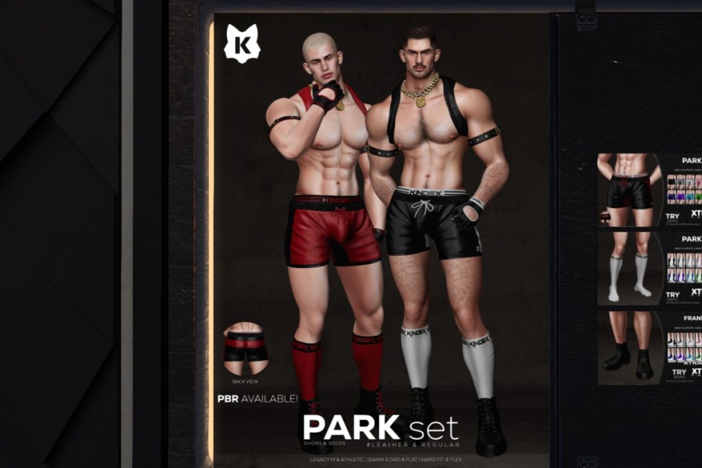 Park Set - Gianni/Jake/Legacy/+mods, L$239-L$269 each/L$1721-L$1743 each FP