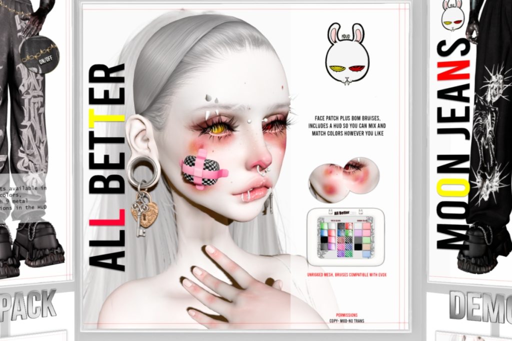 All Better Facepatch+Bruises - EvoX, L$200
