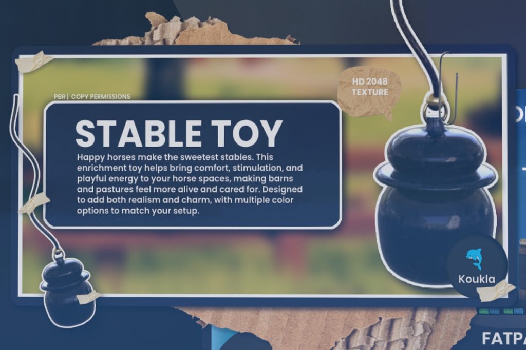 Stable Toy, L$198 each/L$712 FP