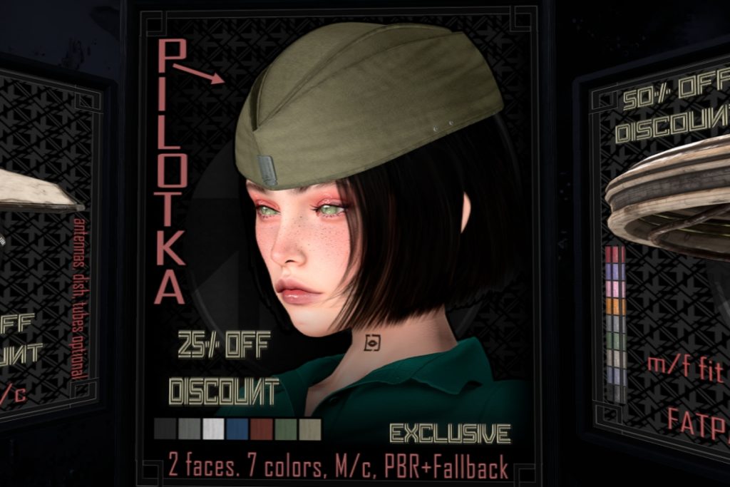 Pilotka Hat, L$225