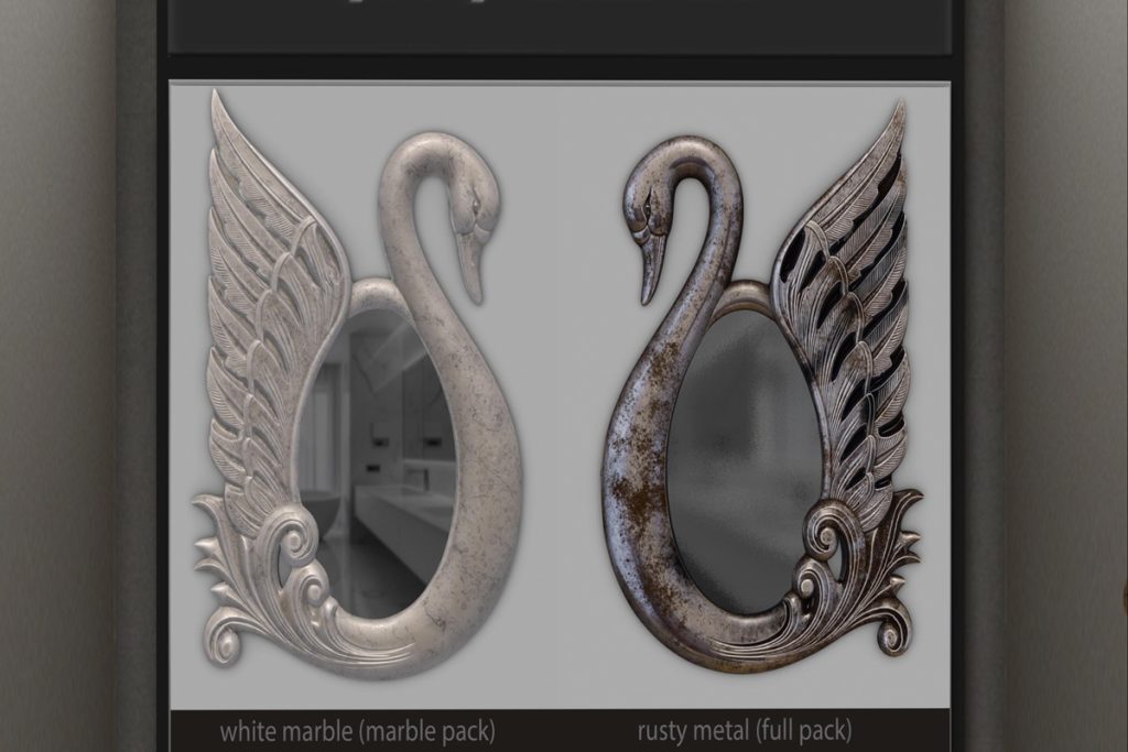 The Swan Mirror, L$275 each