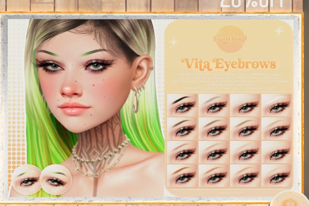 Vita Eyebrows - EvoX, L$240