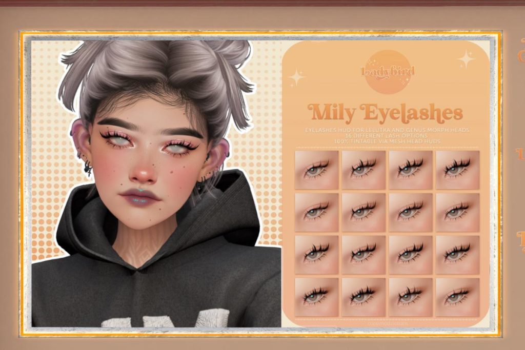 Mily Eyelashes - Evo X/Genus, L$275 each/L$375 FP