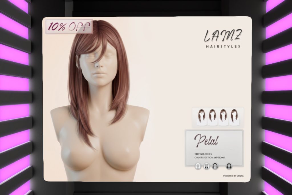 Petal Hair, L$538