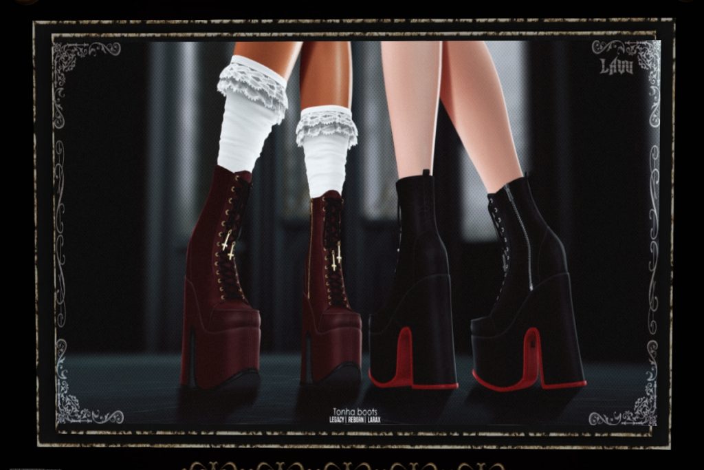 Tonha Boots - Legacy/MaitreyaX/Reborn, L$277 each/L$777 FP