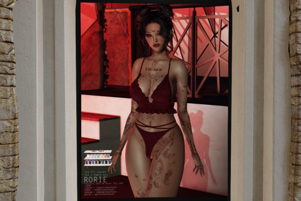 Rorie Top &amp; Panty Set - Legacy/MaitreyaX/Reborn/+mods, L$399 each/L$1711 FP