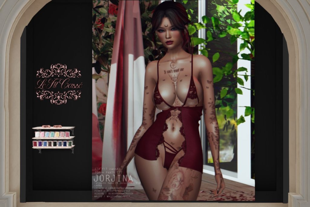 Jorjina Top &amp; Panty Set - Legacy/MaitreyaX/Reborn/+mods, L$398 each/L$1798 FP