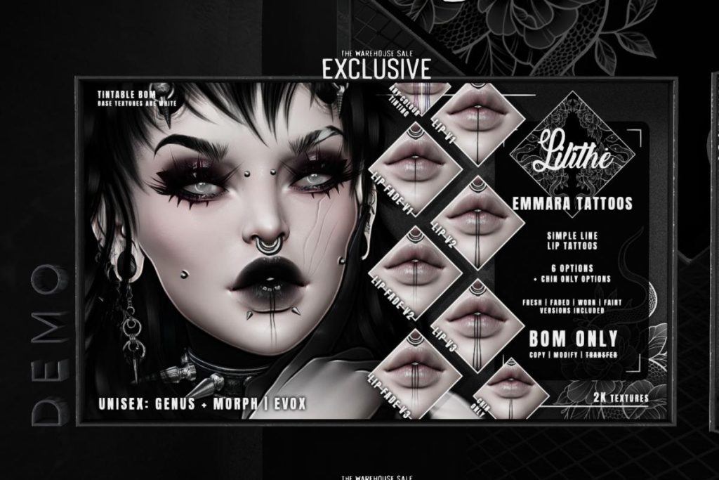 Emmara Tattoos - EvoX/Genus, L$200