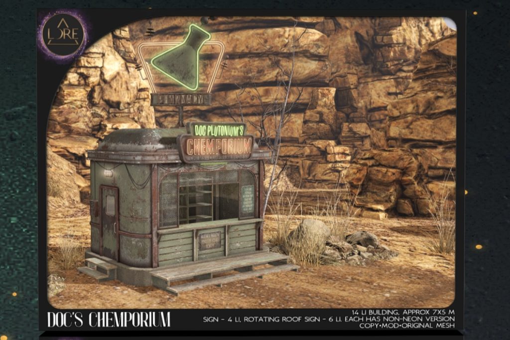 Doc's Chemporium, L$500