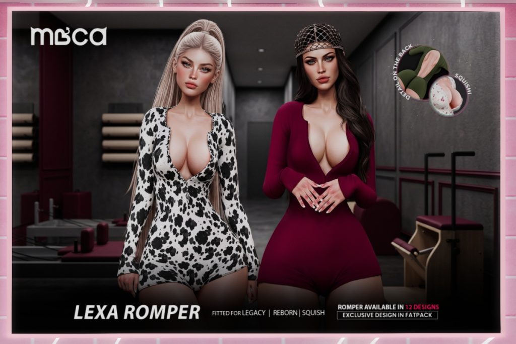 Lexa Romper - Legacy/Reborn/+mods, L$299 each/L$999 FP