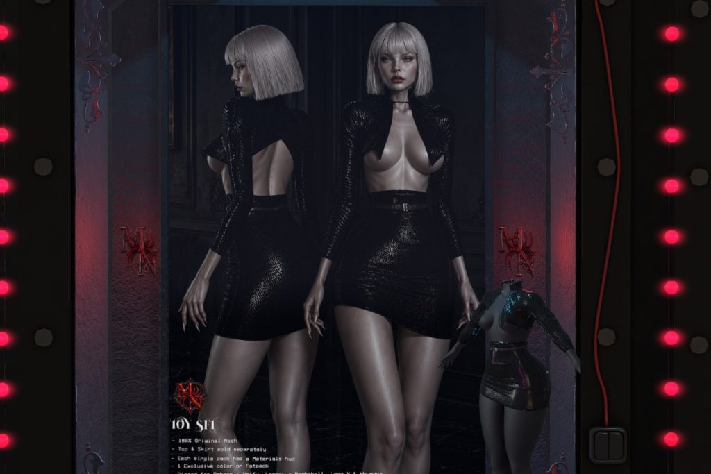 Toy Top &amp; Skirt - Legacy/MaitreyaX/Nhumana/Reborn/+mods, L$250 each/L$1550 each FP