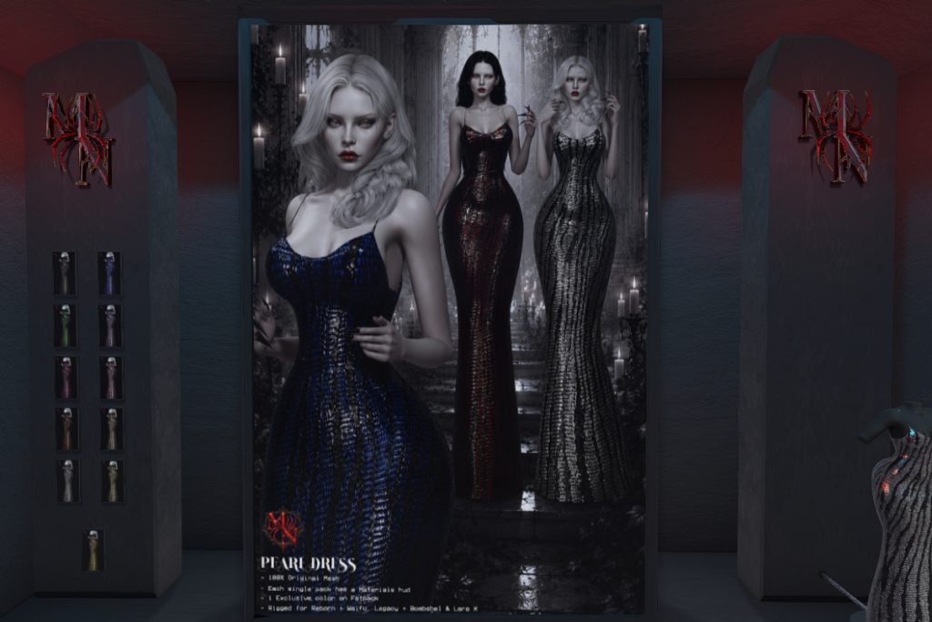 Pearl Dress - Legacy/MaitreyaX/Reborn/+mods, L$350 each/L$2050 FP
