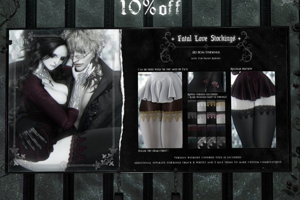 Fatal Love Stockings - BOM, L$311