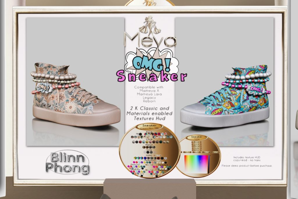 OMG Sneaker - Legacy/MaitreyaX/Reborn, L$440