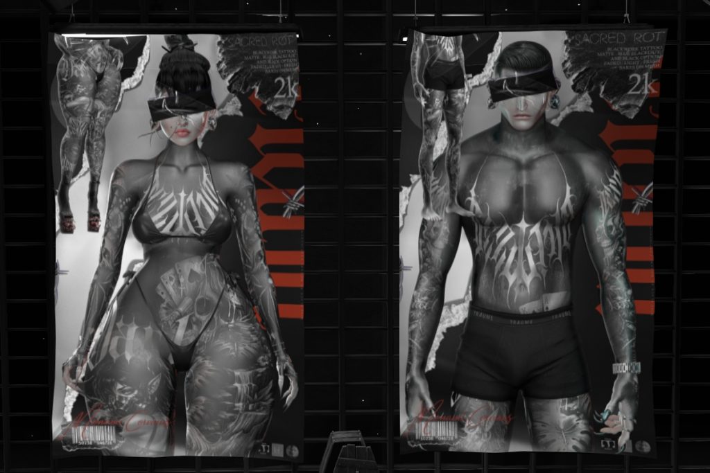 Sacred Rot Unisex Tattoo - BOM, L$459 each