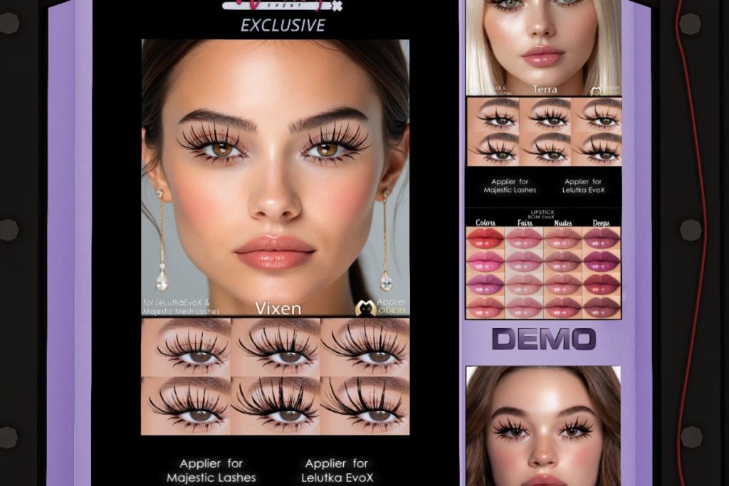 Vixen Lash Applier - EvoX/Majestic, L$320 each