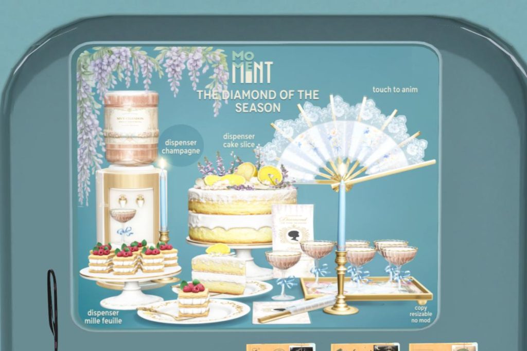 The Diamond Of The Season Decor &amp; dispenser, L$188-L$288 each