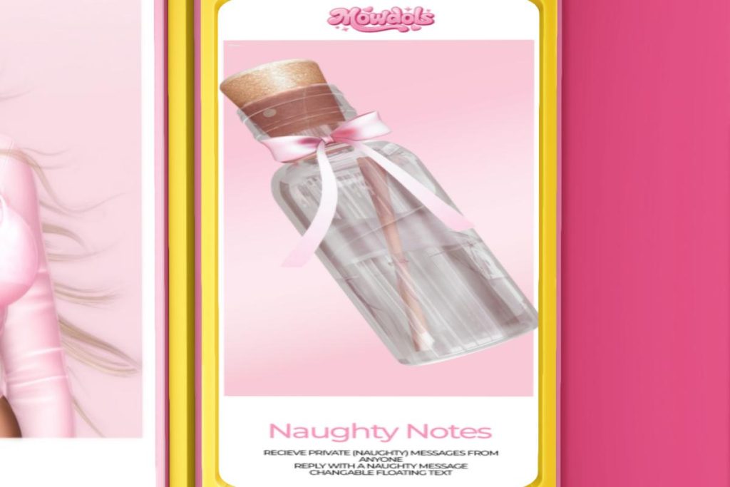 Naughty Notes, L$500