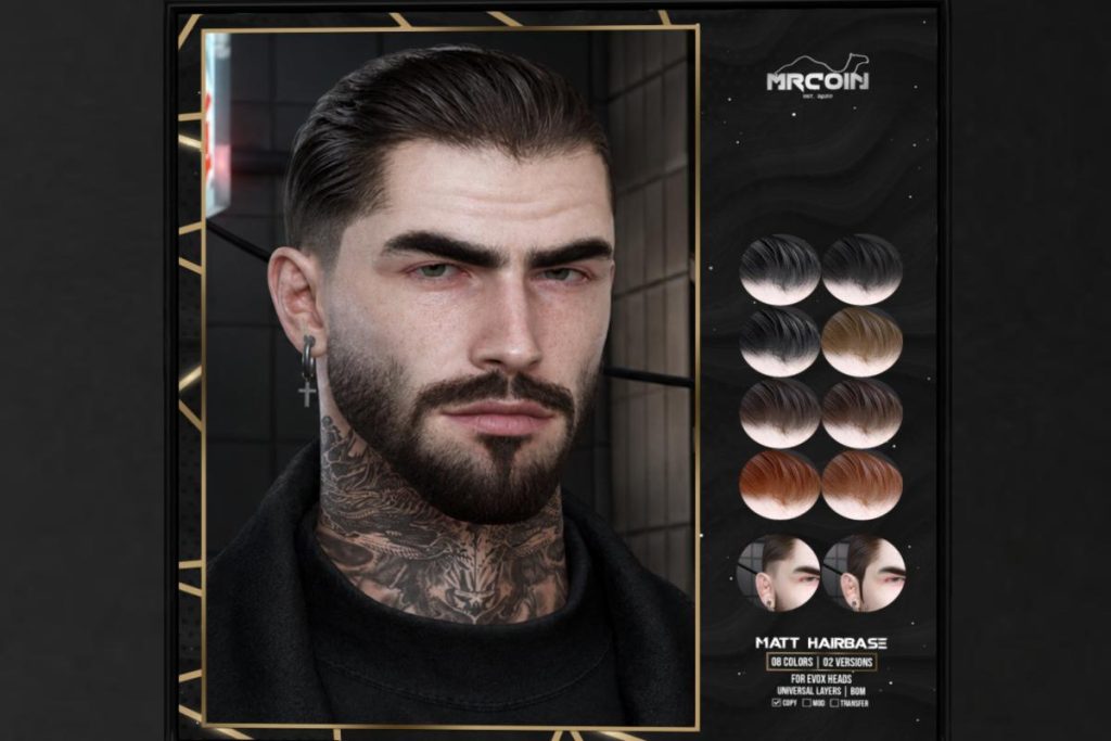 Mat Hairbase - EvoX, L$300 each