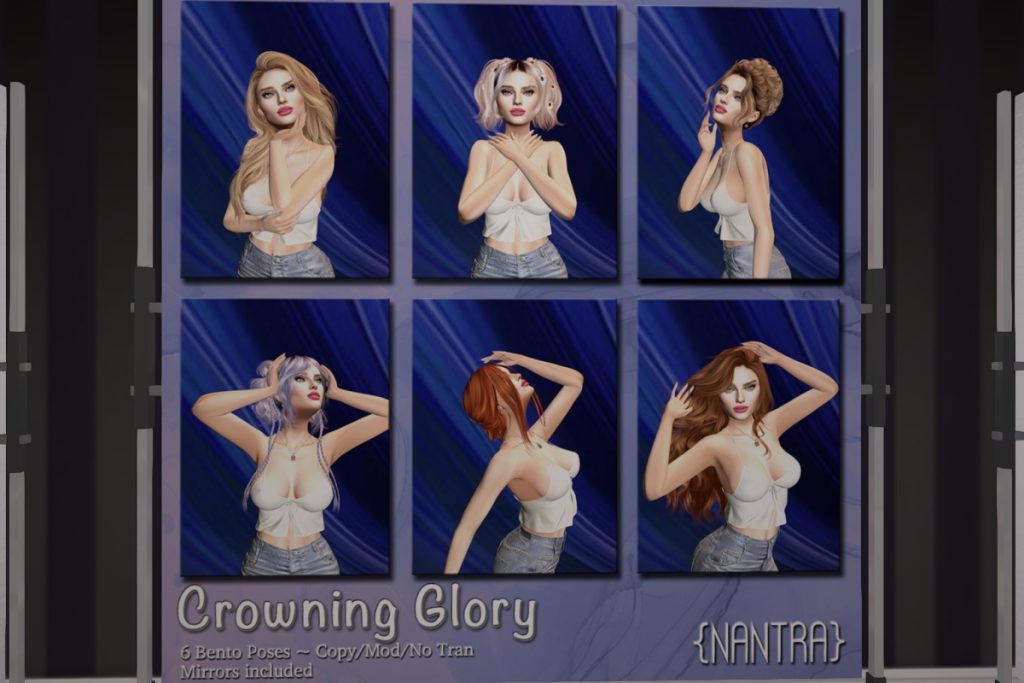 Crowning Glory Bento Poses, L$250