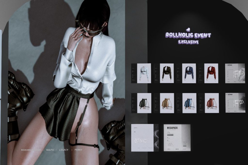 Kira Shirt &amp; Skirt - Legacy/Reborn/+mods, L$249 each/L$899 FP