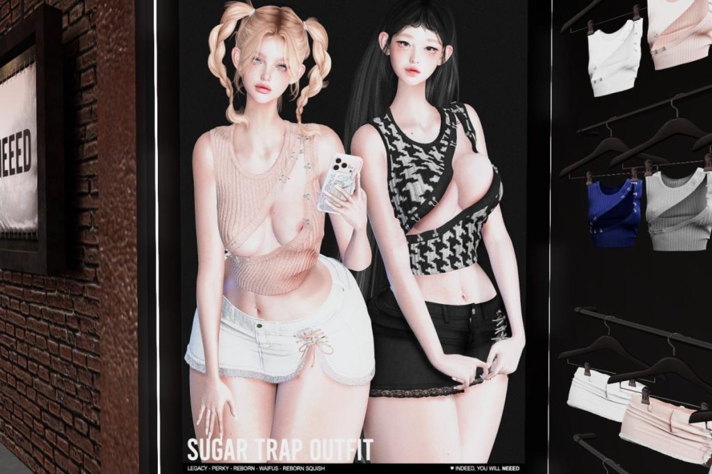Sugar Trap Outfit - Legacy/Reborn/+mods L$250 each