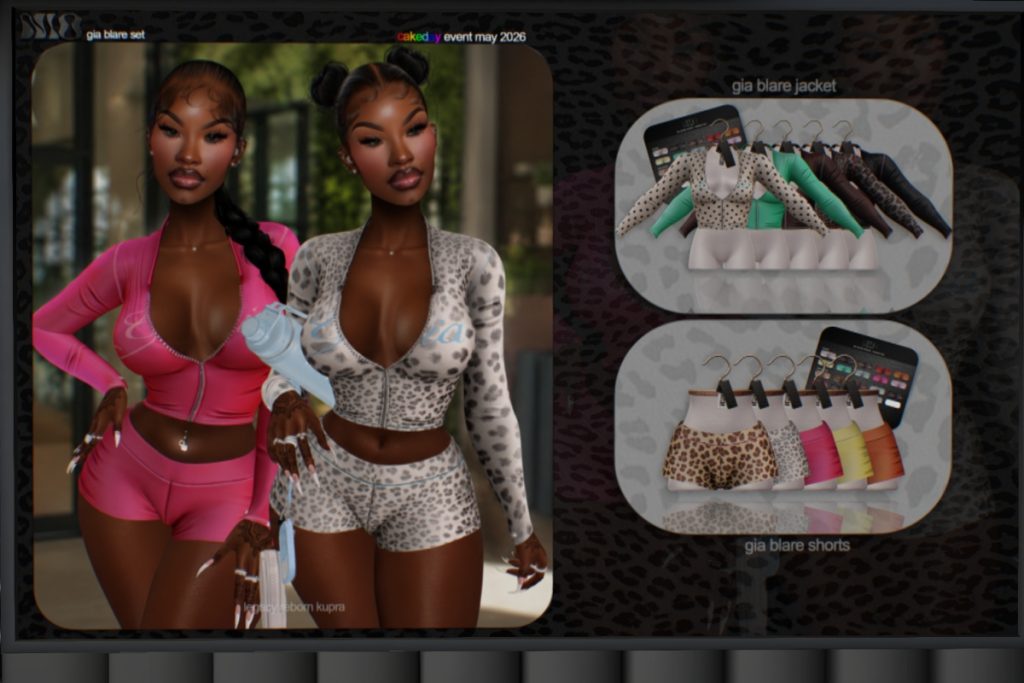 Gia Blare Jacket &amp; Shorts - Inithium/Legacy/Reborn, L$349 each/L$999 each FP
